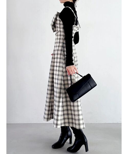 dazzlin（ダズリン）の「ビッグリボンレイヤードワンピース