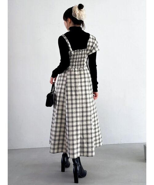 dazzlin（ダズリン）の「ビッグリボンレイヤードワンピース