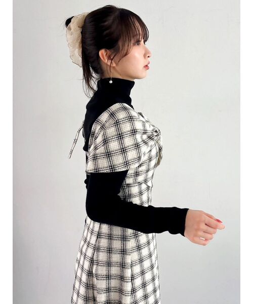 dazzlin（ダズリン）の「ビッグリボンレイヤードワンピース