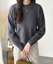 Malbon ゴルフ ラウンド用 丸首プルオーバー ニットトップ⭐ Malbon ゴルフ ラウンド用 丸首プルオーバー ニットトップ⭐ 丸首