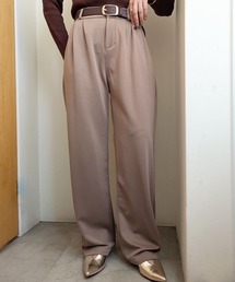 styiro（スタイロ）の「【XS～L展開】ハイウエストスラックスパンツ（スラックス）」