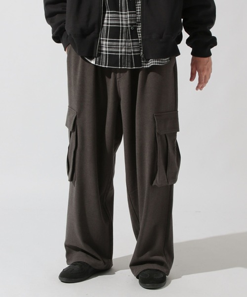 niko and...（ニコアンド）の「TRフラノワイドカーゴパンツ（カーゴパンツ・メンズ・チャコール/カーキ・MEDIUM/LARGE）」の20枚目の写真