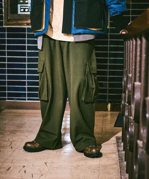 セール】TRフラノワイドカーゴパンツ（カーゴパンツ）｜niko and