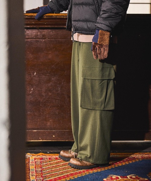 セール】TRフラノワイドカーゴパンツ（カーゴパンツ）｜niko and