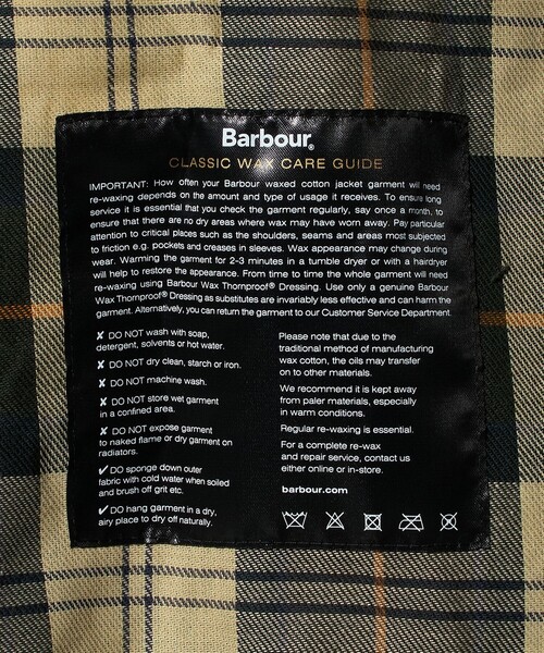 Barbour（バブアー）の「＜Barbour＞オーバーサイズ トランスポート ワックスジャケット（ブルゾン・メンズ・オリーブ・38/40/36）」の14枚目の写真
