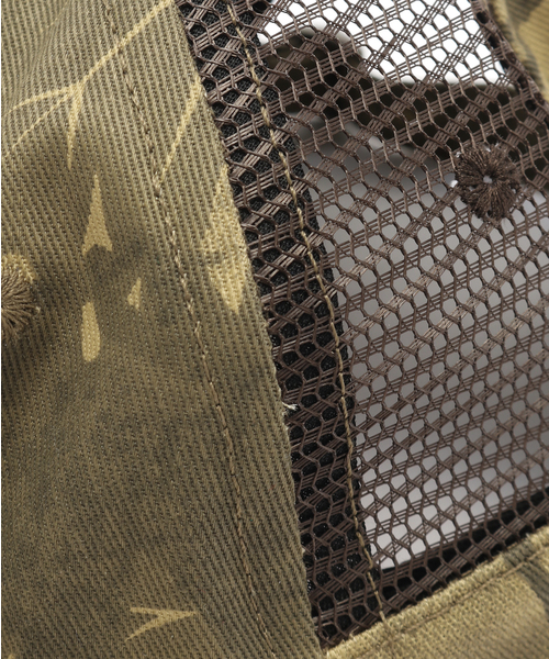 BRAIN DEAD（ブレインデット）の「BRAIN DEAD / ブレインデッド MESH PANEL LOGOHEAD HAT（キャップ・メンズ・カーキ・FREE）」の4枚目の写真