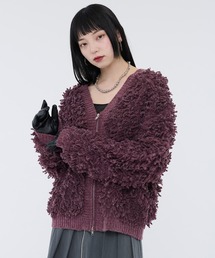 Ellno de Mavie（エルノデメヴィ）の「ループニットカーディガン/UNISEX（カーディガン/ボレロ）」