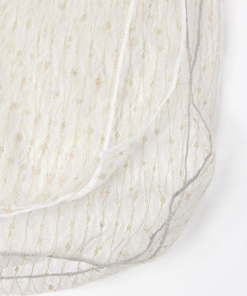 GLOBAL WORK（グローバルワーク）の「シースルービスチェ&ベルト/611241（ベルト・レディース・ブラック/グレー/オフホワイト・FREE）」の4枚目の写真