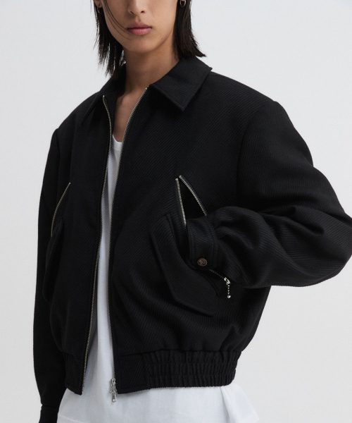 DNSR(ディーエヌエスアール)の「スラッシュクロップジャケットブラック(ブルゾン・メンズ・その他・MEDIUM/LARGE/X-LARGE)」の9枚目の写真