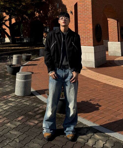 DNSR(ディーエヌエスアール)の「スラッシュクロップジャケットブラック(ブルゾン・メンズ・その他・MEDIUM/LARGE/X-LARGE)」の11枚目の写真