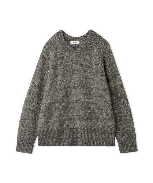 セール】スパンコールVネックシャギーニット（ニット/セーター）｜Mila