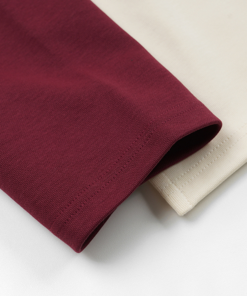FRIZMWORKS(フリズムワークス)の「RAGLAN LONG SLEEVE TEE 002 _ BURGUNDY(Tシャツ/カットソー・メンズ・その他・SMALL/MEDIUM/LARGE/X-LARGE)」の4枚目の写真