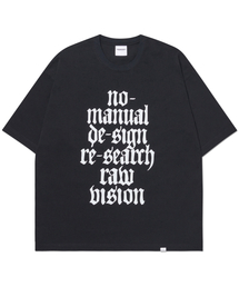 NOMANUAL（NOMANUAL）の「RAW VISION T-SHIRT - BLACK（Tシャツ/カットソー）」