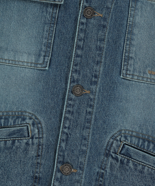 Wacky WiLLy（ワッキーウィリー）の「デニムトラッカージャケットブルー（デニムジャケット・レディース・その他・SMALL/MEDIUM/LARGE/X-LARGE）」の8枚目の写真