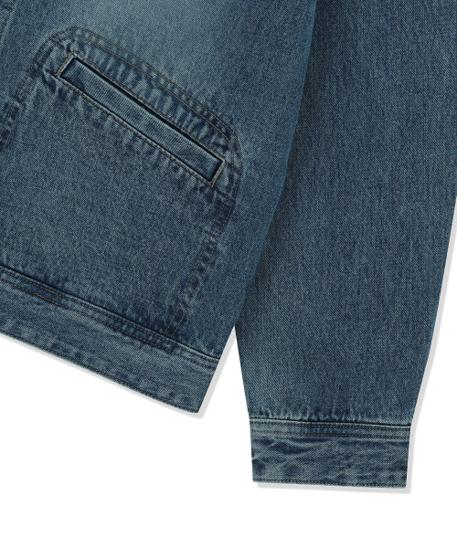 Wacky WiLLy（ワッキーウィリー）の「デニムトラッカージャケットブルー（デニムジャケット・レディース・その他・SMALL/MEDIUM/LARGE/X-LARGE）」の9枚目の写真