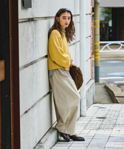 GEORGE'S（ジョージズ）の「起毛ツイルパンツ（その他パンツ・レディース・ベージュ/アイボリー/ブラック・SMALL/MEDIUM）」の5枚目の写真