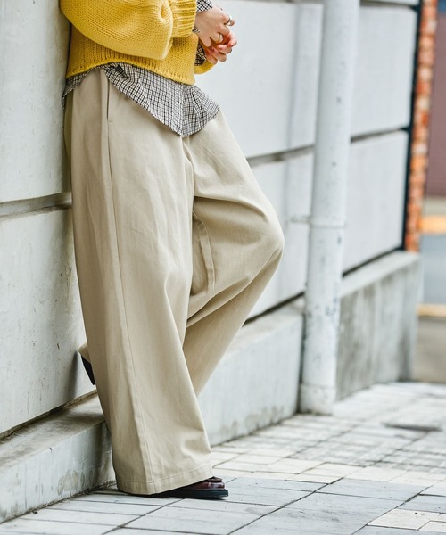 GEORGE'S（ジョージズ）の「起毛ツイルパンツ（その他パンツ・レディース・ベージュ/アイボリー/ブラック・SMALL/MEDIUM）」の11枚目の写真