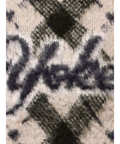 EMODA(エモダ)の「チェックロゴオーバーニット(ニット/セーター・レディース・アイボリー/グレー/ベージュ・SMALL/MEDIUM)」の11枚目の写真