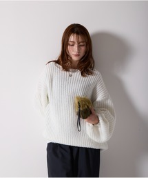OandI | ローゲージオーバーサイズニットプルオーバー(ニット/セーター)