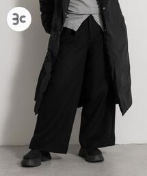 cwtch WOOL SLIT WIDE PANTS