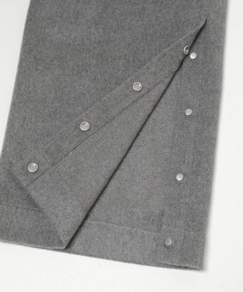 THE GOODLAND MARKET(ザグッドランドマーケット)の「cwtch WOOL SLIT WIDE PANTS(その他パンツ・レディース・ブラック/アイボリー/グレー・FREE)」の9枚目の写真