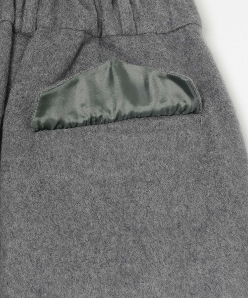 THE GOODLAND MARKET（ザグッドランドマーケット）の「WOOL SLIT WIDE PANTS（その他パンツ・レディース・ブラック/アイボリー/グレー・FREE）」の7枚目の写真