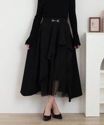 Nohea（ノヘア）の「nohea　チュール切替ロングスカート（スカート）」