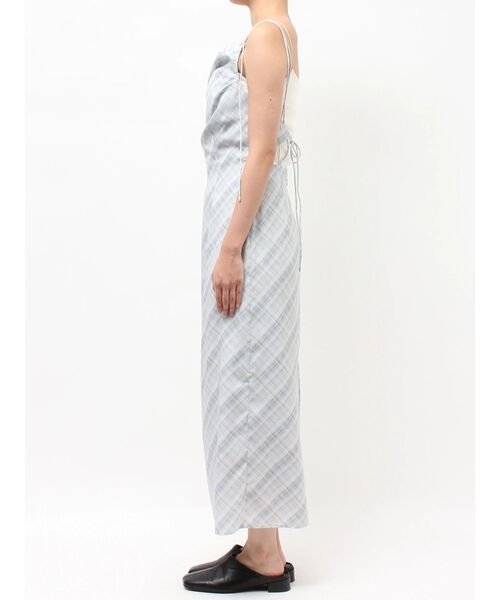 Ungrid（アングリッド）の「バックデザインチェックキャミワンピース（ワンピース・レディース・グレー/イエロー・SMALL/MEDIUM）」の15枚目の写真