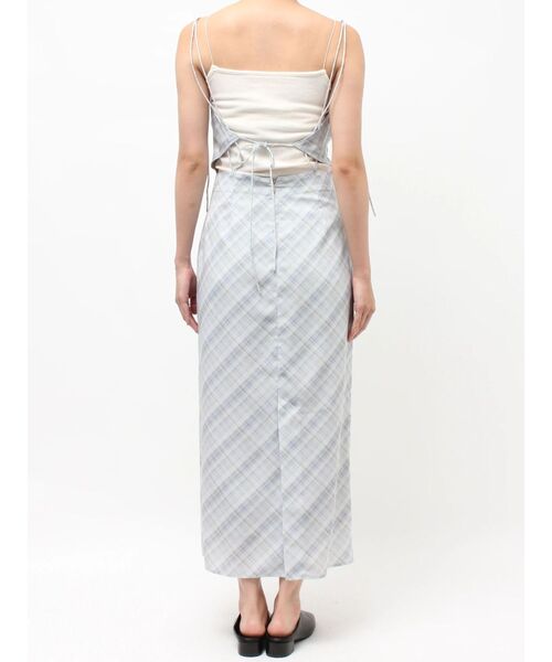 Ungrid（アングリッド）の「バックデザインチェックキャミワンピース（ワンピース・レディース・グレー/イエロー・SMALL/MEDIUM）」の16枚目の写真