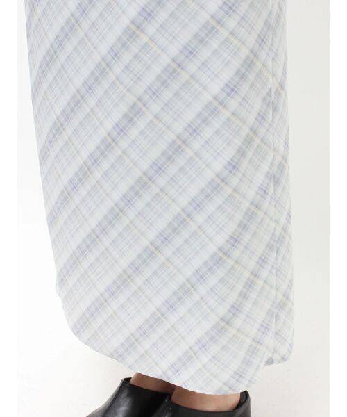 Ungrid（アングリッド）の「バックデザインチェックキャミワンピース（ワンピース・レディース・グレー/イエロー・SMALL/MEDIUM）」の19枚目の写真