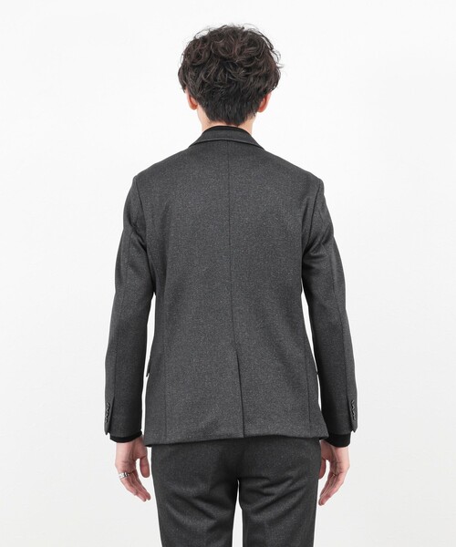 Stutostein Nolley's（シュテットシュタインノーリーズ）の「《ビジカジ/セットアップ対応》CORDURA 裏起毛ウォッシャブルストレッチジャケット 25AW（テーラードジャケット・メンズ・ネイビー/チャコールグレー・S/M/XL/L）」の20枚目の写真