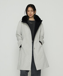 K.T KIYOKO TAKASE（キヨコタカセ）の「アンゴラウール スタンドフーデットコート（その他アウター・レディース）」