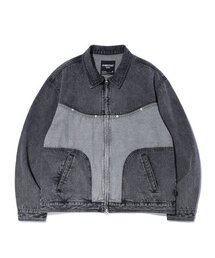 CRITIC（クリティック）の「WORMHOLE LOGO TWO TONE JACKET DARK GREY（デニムジャケット）」