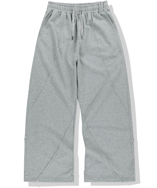 Cut Off Incision Sweat Pants - Grey（スウェットパンツ）｜NOT4NERD