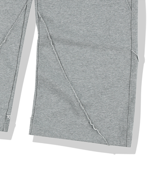 Cut Off Incision Sweat Pants - Grey（スウェットパンツ）｜NOT4NERD