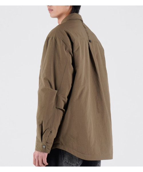 BUTTON SEOUL（ボタンソウル）の「[ダックダウン90/10] ミニマルカラーショートダックダウンボタンブルゾンジャケット（カーキブラウン）（ダウンジャケット/コート・メンズ・その他・MEDIUM/LARGE/X-LARGE）」の9枚目の写真