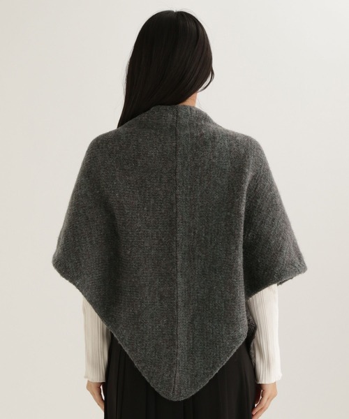 studio CLIP（スタディオクリップ）の「【daily CLIP】3ゲージコージーロービングストール（ストール/ショール・レディース・チャコール/ホワイト・FREE）」の18枚目の写真