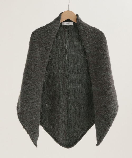 studio CLIP（スタディオクリップ）の「【daily CLIP】3ゲージコージーロービングストール（ストール/ショール・レディース・チャコール/ホワイト・FREE）」の22枚目の写真