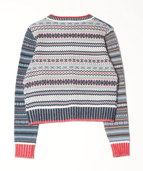 DOUBLE STANDARD CLOTHING（ダブルスタンダードクロージング）の「フェアアイルカーディガン（カーディガン/ボレロ・レディース・ブルー・36/38）」の2枚目の写真