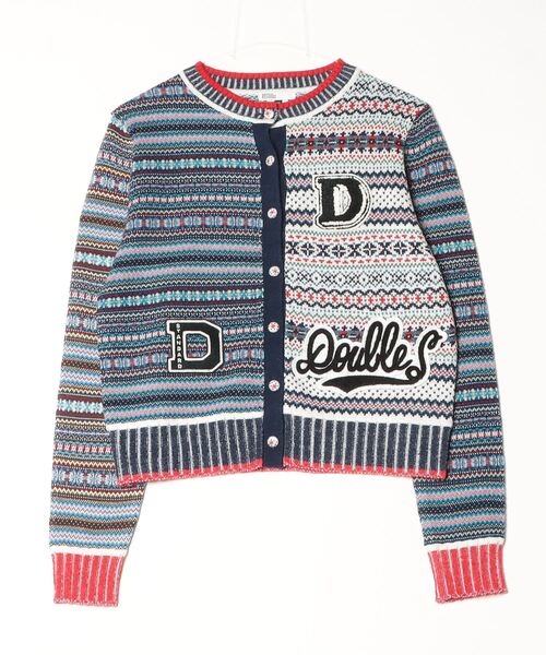 DOUBLE STANDARD CLOTHING（ダブルスタンダードクロージング）の「フェアアイルカーディガン（カーディガン/ボレロ・レディース・ブルー・36/38）」の16枚目の写真