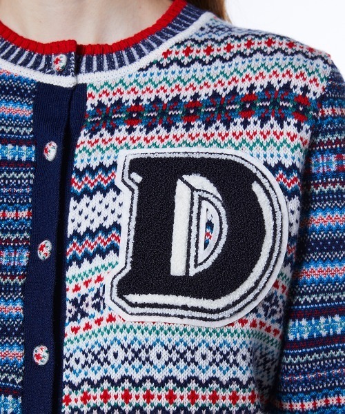 DOUBLE STANDARD CLOTHING（ダブルスタンダードクロージング）の「フェアアイルカーディガン（カーディガン/ボレロ・レディース・ブルー・36/38）」の7枚目の写真