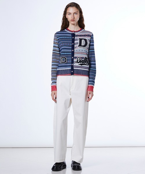 DOUBLE STANDARD CLOTHING（ダブルスタンダードクロージング）の「フェアアイルカーディガン（カーディガン/ボレロ・レディース・ブルー・36/38）」の14枚目の写真