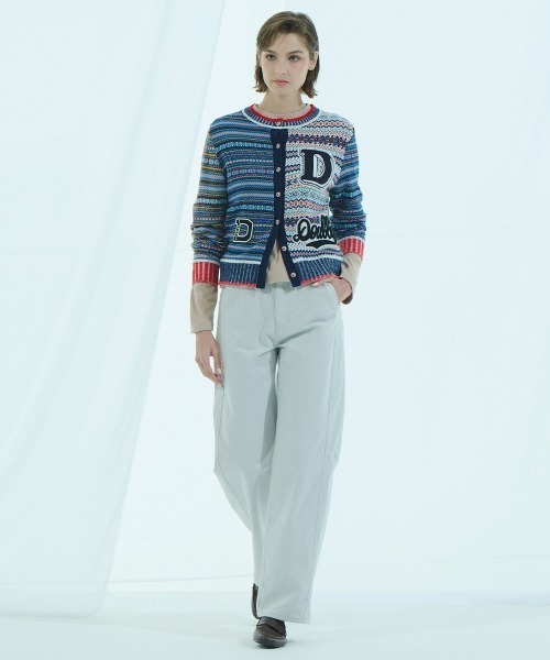 DOUBLE STANDARD CLOTHING（ダブルスタンダードクロージング）の「フェアアイルカーディガン（カーディガン/ボレロ・レディース・ブルー・36/38）」の15枚目の写真