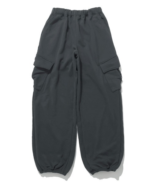 KRIFF MAYER Kid's Collection（クリフメイヤーキッズコレクション）の「【裏毛】楽々ゆったりカーゴパンツ（カーゴパンツ・キッズ・チャコール/グレー/ネイビー/グリーン・150/140/170/160/130/120）」の3枚目の写真