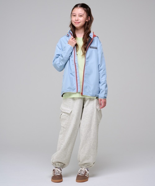 KRIFF MAYER Kid's Collection（クリフメイヤーキッズコレクション）の「【裏毛】楽々ゆったりカーゴパンツ（カーゴパンツ・キッズ・チャコール/グレー/ネイビー/グリーン・150/140/170/160/130/120）」の12枚目の写真