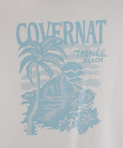 COVERNAT(カバーナット)の「クールコットンサンセットトロピカルグラフィックTシャツホワイト(Tシャツ/カットソー・レディース・その他・X-SMALL/SMALL/MEDIUM/LARGE/X-LARGE/XX-LARGE)」の9枚目の写真