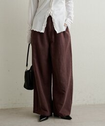 Omekashi | ピグメントライクイージーパンツ(その他パンツ)