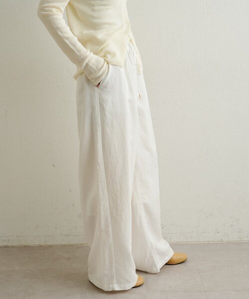 Omekashi（オメカシ）の「ピグメントライクイージーパンツ（その他パンツ・レディース・ブラウン/ブラック/オフホワイト・36/38）」の7枚目の写真