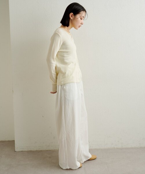 Omekashi（オメカシ）の「ピグメントライクイージーパンツ（その他パンツ・レディース・ブラウン/ブラック/オフホワイト・36/38）」の15枚目の写真