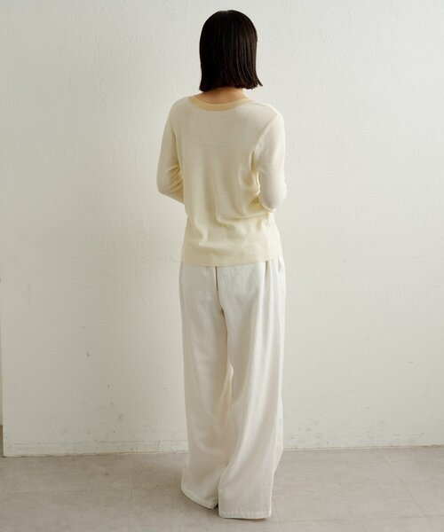 Omekashi（オメカシ）の「ピグメントライクイージーパンツ（その他パンツ・レディース・ブラウン/ブラック/オフホワイト・36/38）」の16枚目の写真